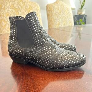 Boemos Studded Women's Ankle Boots Made in Italy Size 8 EU 38